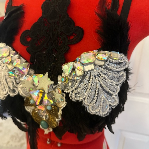 Custom Handmade One of a Kind Rave Party Festival Bra - Picture 8 of 14